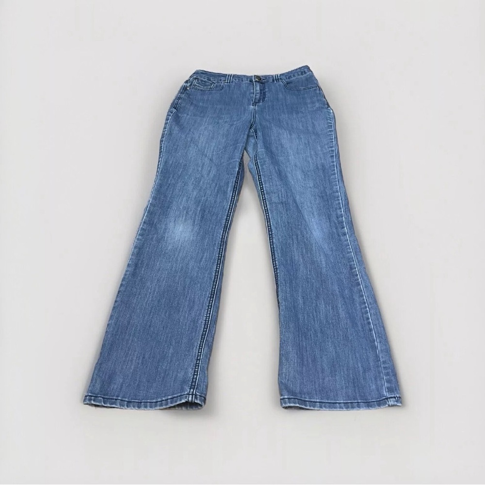 Christopher & Banks Women’s Denim Jeans Size 6 Embroidered Lace